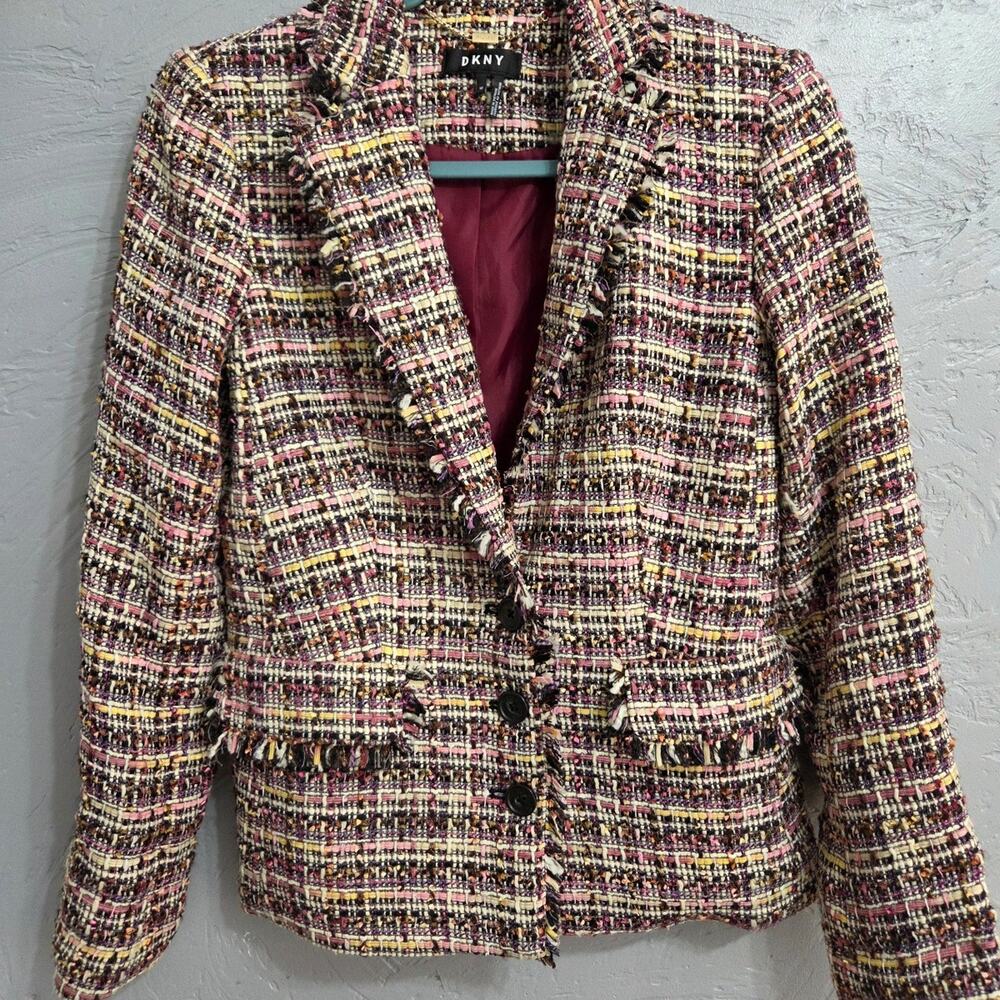 DKNY Woman's Multi-Colored Blazer Jacket size 18.  NWT